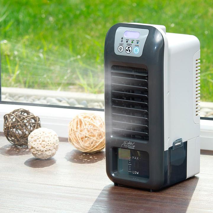 Image du produit Sichler Refroidisseur d'air évaporatif mobile sur batterie avec lumière LED