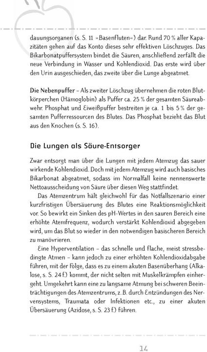 Produktbild Gesund leben in der Säure-Basen-Balance (Deutsch, Christoph Hansen, 2015)