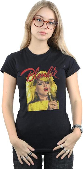 Immagine prodotto Blondie Singing With Mic Maglietta Donna (M)
