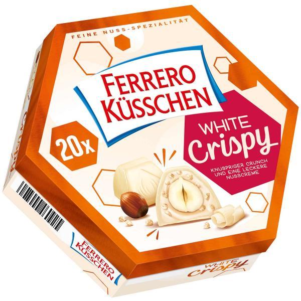 Produktbild Ferrero KÜSSCHEN White Crispy Pralinen 20 St. (200 g)