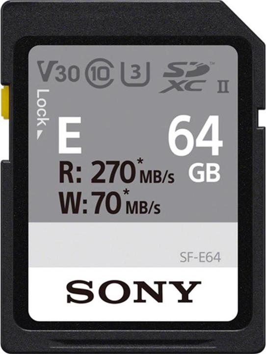 Produktbild Sony SF-E64A (64 GB, SDXC, U3, UHS-II)