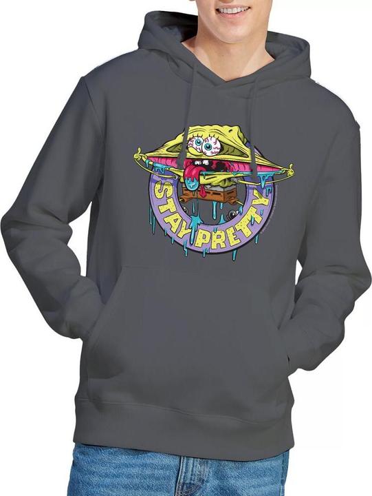 Immagine prodotto Spongebob Squarepants Stay Pretty Felpa con Cappuccio Uomo (M)
