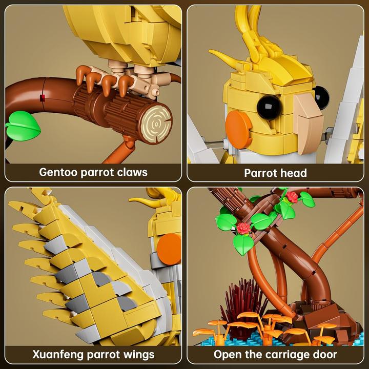 Produktbild Mould King Nymphensittiche