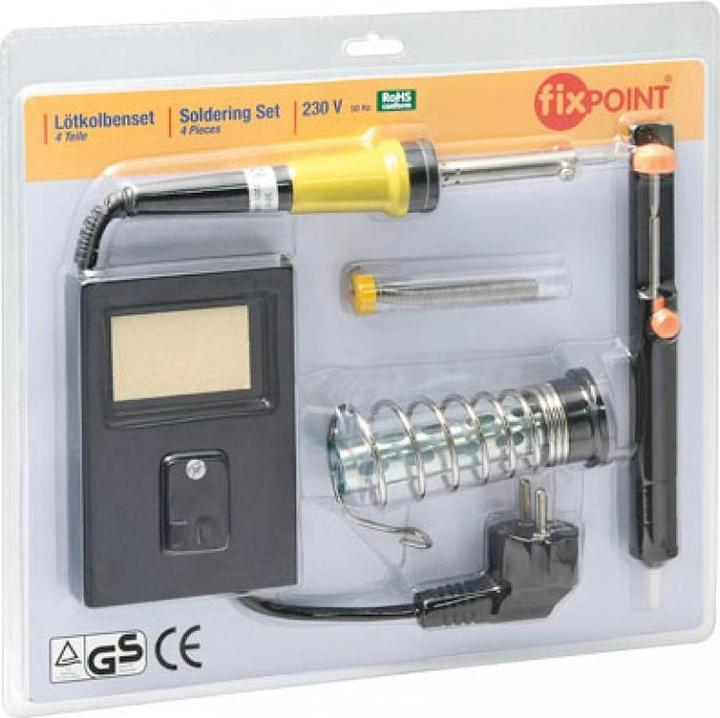 Produktbild FixPoint Lötkolben 30 Watt mit Ständer mit GS und CE Zulassung