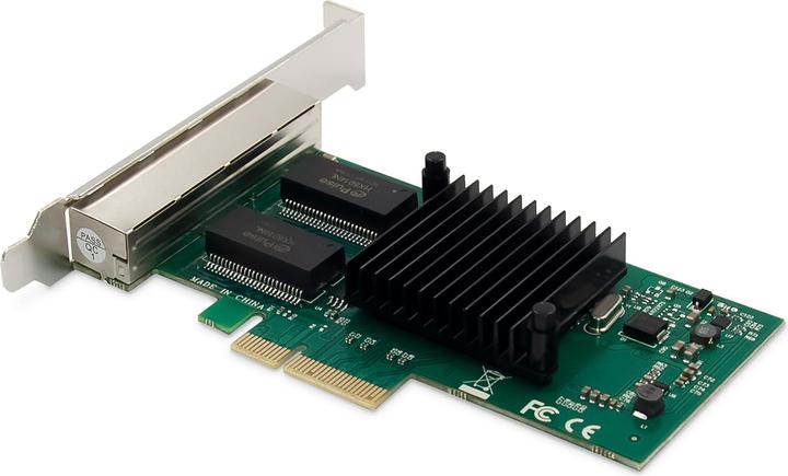 Produktbild Digitus Netzwerkkarte 4Port RJ45 Intel I350 Server NIC (Mini PCI Express)