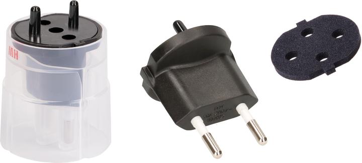 Actual product image Max Hauri Fix adapter contour plug 2-pole (Type 11, CEE 7/17)