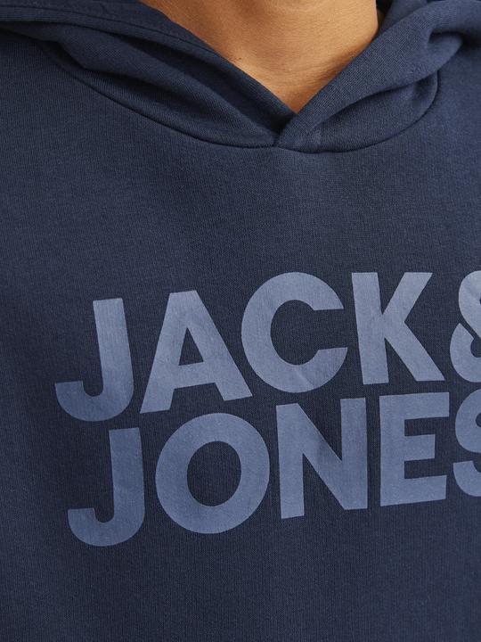 Actual product image Jack & Jones Jjecorp Logo Sweat Hood Noos Jnr (164)