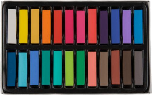 Actual product image Magni Hair chalk 24 colours