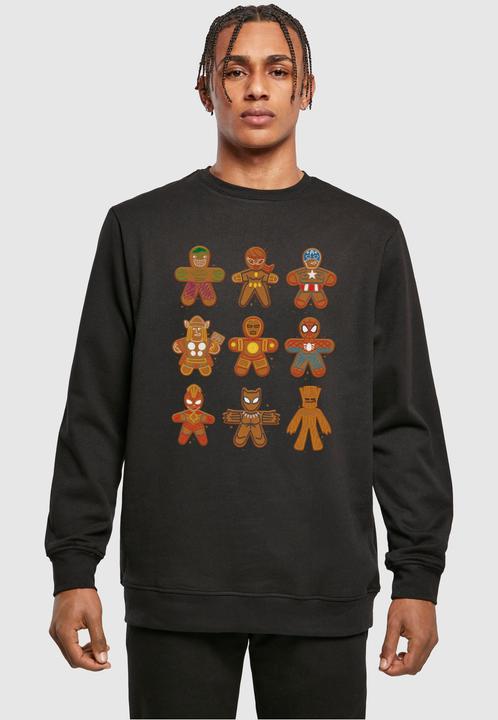 Actual product image Absolute Cult Marvel Universe - Christmas Gingerbread Avengers Crewneck - 116617 (XXL)