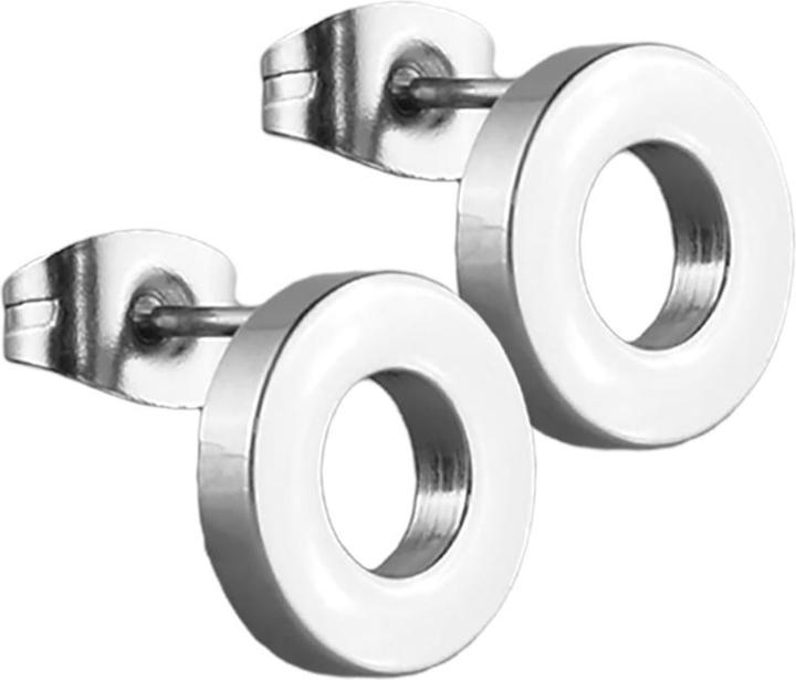 Star Piercing Ohrstecker Fake Tunnel silber (ohne Messing, Chirurgenstahl 316L)