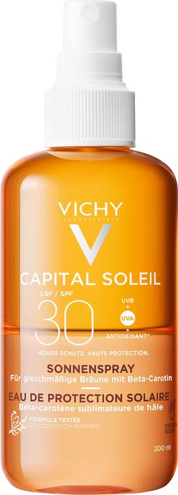 Vichy Capital Soleil Eau de protection solaire hâle sublimé (Spray solaire, SPF 30, 200 ml, 230 g)