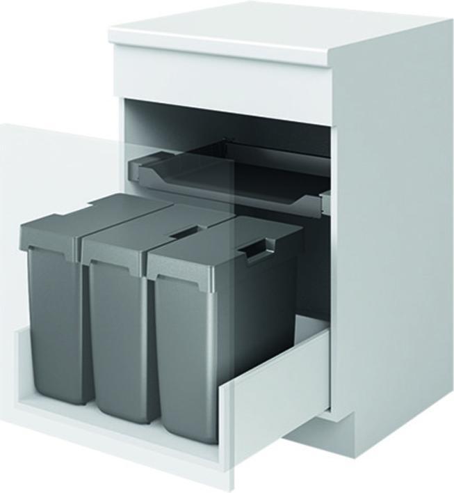 Peka Metall Abfallsystem Oeko Universal 17+17+17 l (17 l)