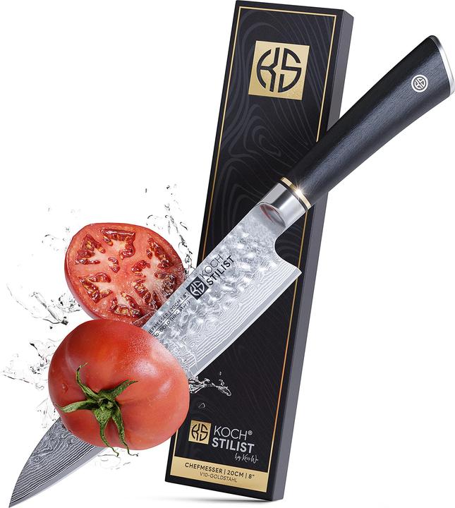 Immagine prodotto Kochstilist by Kris Wu Coltello Damasco Premium 20 cm (20 cm)