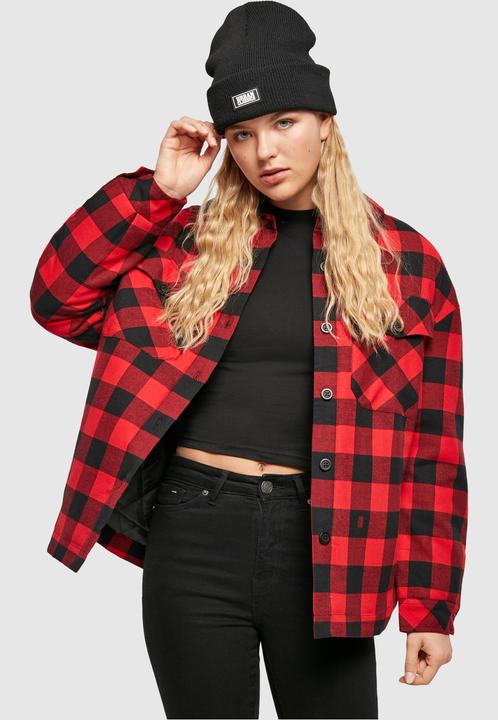 Actual product image Urban Classics Ladies Flannel Padded Overshirt - 10962 (3XL)