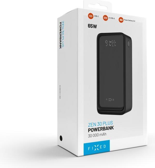 Actual product image Fixed Zen2 30, PD 65W, 30 000 mAh, black (30000 mAh, 65 W)