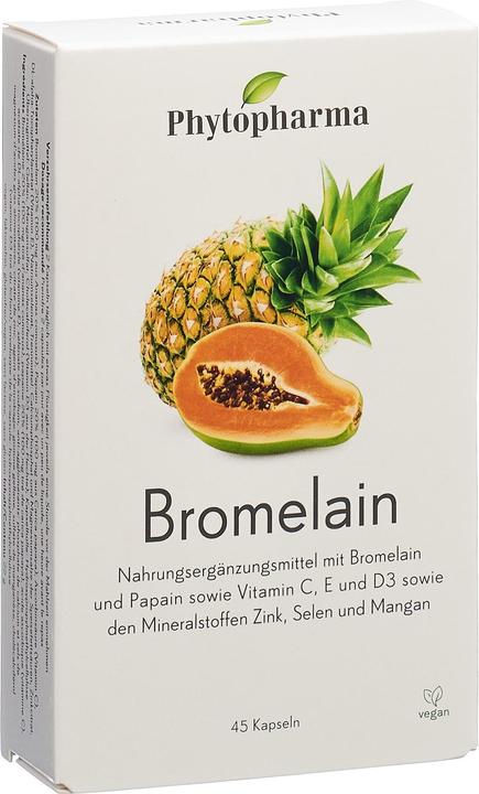 Produktbild Phytopharma Bromelain (45 Stück, Kapseln, 46 g)