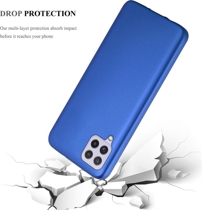 Image du produit Cadorabo TPU Matt Metallic Cover (Samsung Galaxy M22, Samsung Galaxy A22, Samsung Galaxy A32)