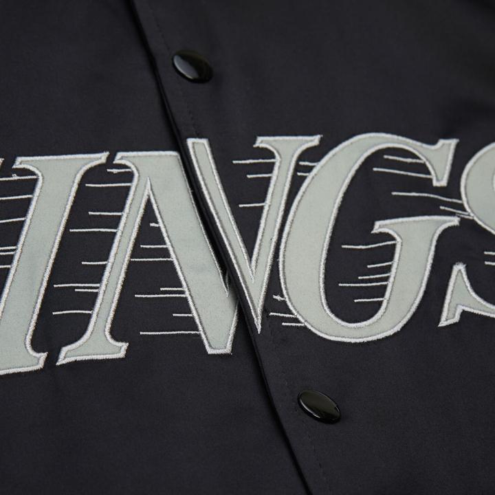 Actual product image Mitchell & Ness M&N Heavyweight Satin Jacket NHL Los Angeles Kings - L (L)