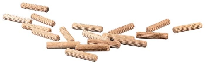 Hermann Wolz Grooved dowel length 160 mm Ø 16 mm mahogany