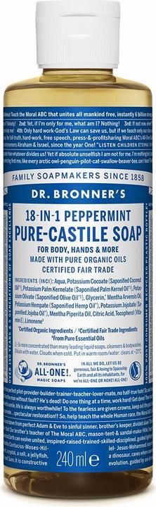 Immagine prodotto Dr. Bronner's 18-IN-1 Menta piperita (Sapone liquido, 240 ml)
