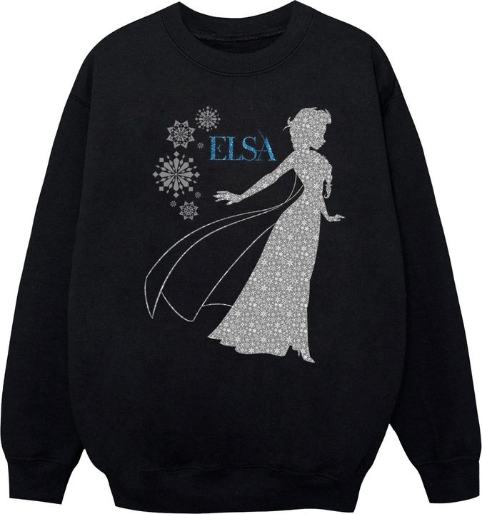 Disney Frozen Elsa Christmas Silhouette Sweatshirt Jungen