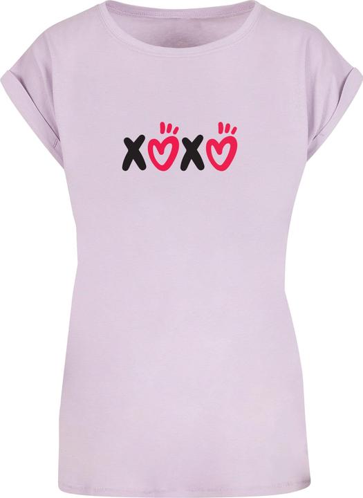 Actual product image Merchcode Ladies Valentines Day - XOXO Extended Shoulder Tee - 112689 (M)
