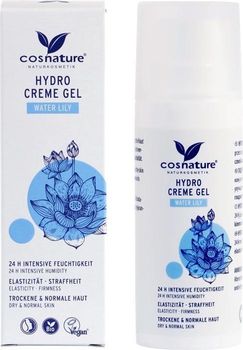 Cosnature Crème - Gel visage hydratant intense Wasserlily Eco 50 ml -
