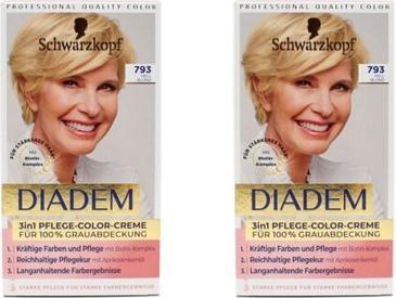 Image du produit Schwarzkopf Diadem, 3in1 couleur de soin crème, coloration pour cheveux 793 blond d'enfer, 1 pièce