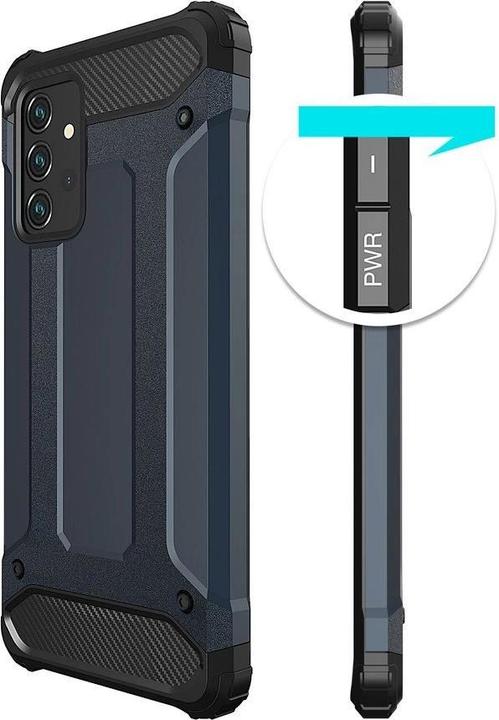 Actual product image Hurtel Back panel cover Hybrid Armor Case for Samsung Galaxy A56 - Silver (Samsung Galaxy A56)