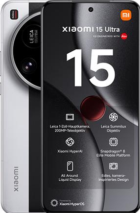Produktbild Xiaomi 15 Ultra (512 GB, Silver Chrome, 6.73", Dual SIM, 50 Mpx, 5G)