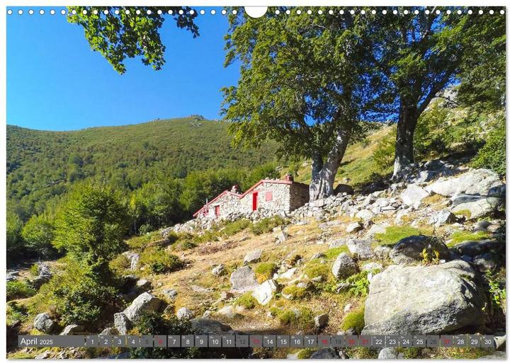 Produktbild Weitwandern auf Korsika GR 20 (Wandkalender 2025 DIN A3 quer), Monatskalender (A3, Deutsch)