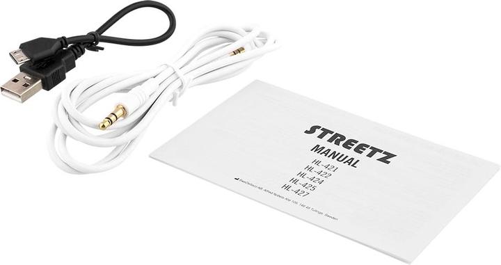 Produktbild Streetz BT200 (keine Geräuschunterdrückung, 22 h, Kabelgebunden, Kabellos)