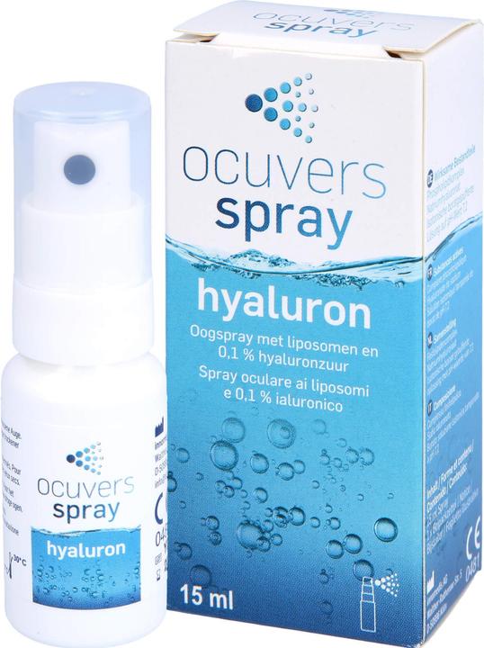 Immagine prodotto Innomedis ocuvers Spray Spray oculare a base di ialurone liposomiale, soluzione da 15 ml (15 ml, ocuvers Spray Hyaluron liposomal eye spray 15 ml)