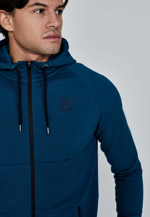Immagine prodotto Siksilk Giacca felpata con cappuccio a zip intera (M)