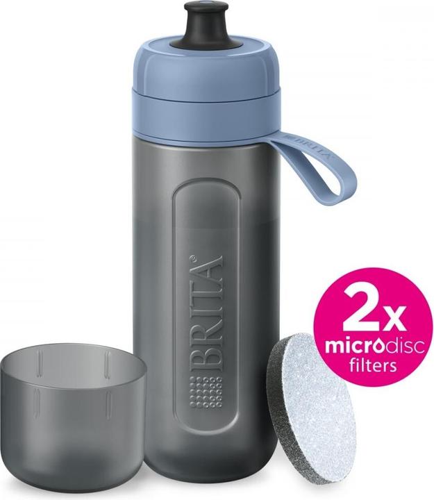 Immagine prodotto Brita Bottiglia con filtro a 2 dischi blu attivo (0.60 l)
