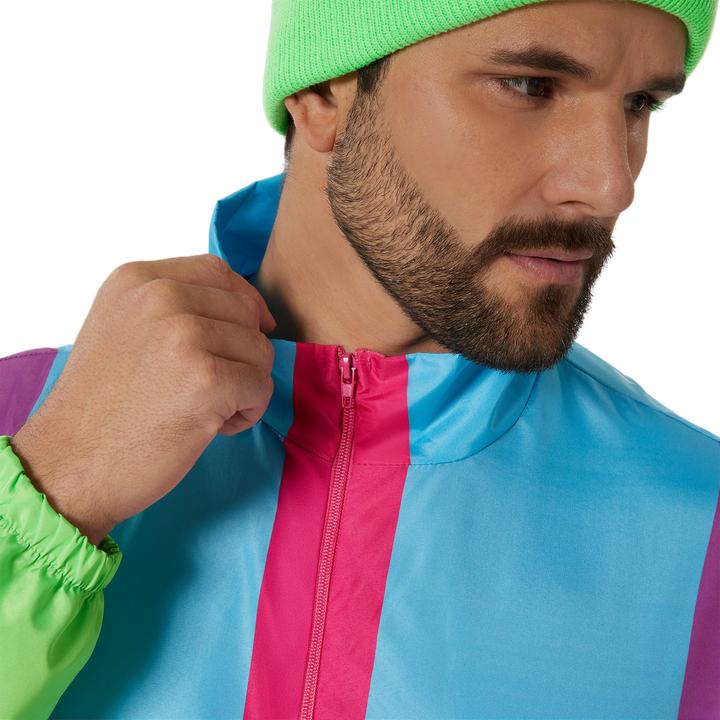 Image du produit tectake Costume rétro pour homme des années 80,90 combinaison de ski (L)