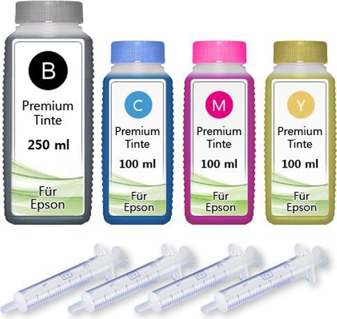 Actual product image Druckfuxx 550ml NACHFÜLL TINTE für EPSON Stylus S22 SX435W SX440W SX445W SX525WD