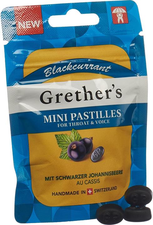 Produktbild Grethers Blackcurrant Pastillen Pastillen (1 Stk., 30 g)