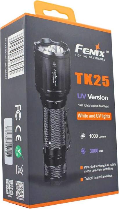 Actual product image Fenix TK25UV (14.26 cm, 1000 lm)