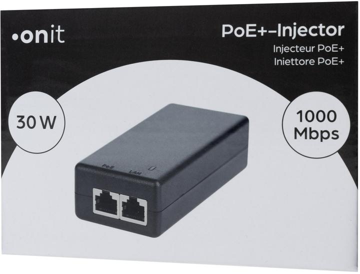 Image du produit Onit Injecteur PoE+ 30 W (802,3at (PoE+), 30 W)