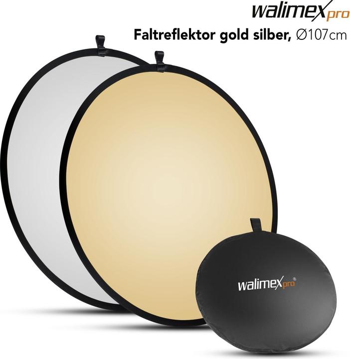Actual product image Walimex Folding reflector per 107cm (Folding reflector, 107 cm)