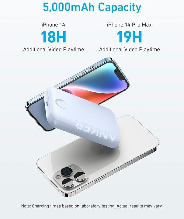 Actual product image Anker Magnetische Powerbank für iPhone 15/14/13/12 (5000 mAh)