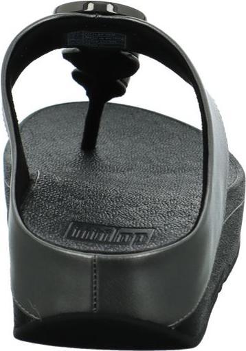 Actual product image Fitflop Halo Bead Circle Metallic Toe Post Sandals (41)