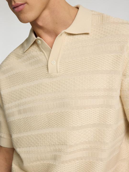 Actual product image Selected Homme Textured Polohemd aus Strick (L)