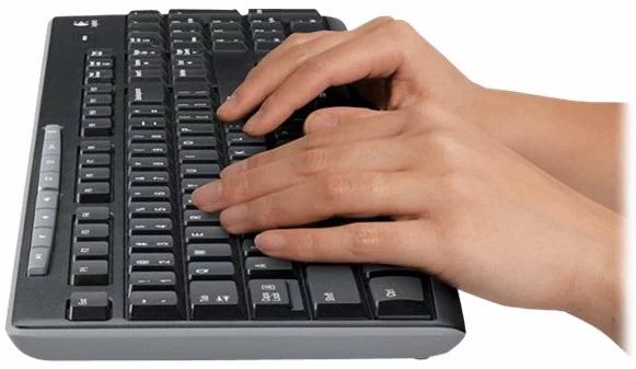 Produktbild Logitech Mk270 (Eng. Int., Kabellos)