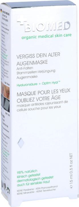 Image du produit Biomed Oubliez votre âge masque pour les yeux crème (15 ml)