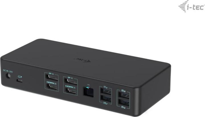 Actual product image i-tec Cadual4kdockpd2 (USB-C, Thunderbolt, 13 Ports)