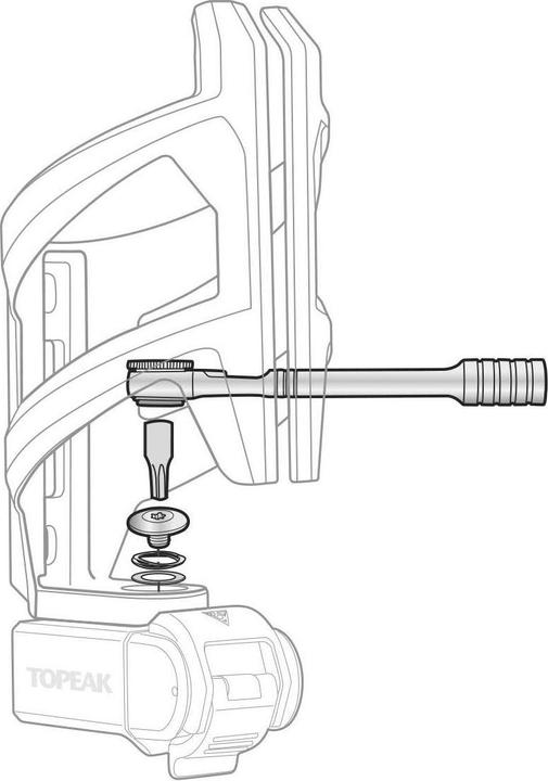 Actual product image Topeak Ratchet Rocket Lite NTX+ Minitool