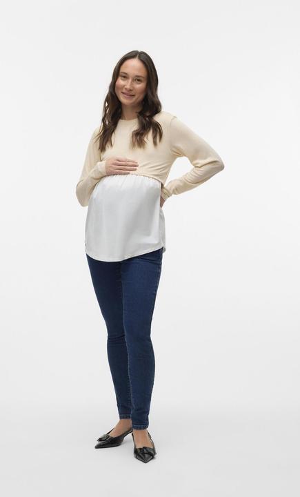 Produktbild Mamalicious Normal geschnitten Rundhals Top Bluse (L)