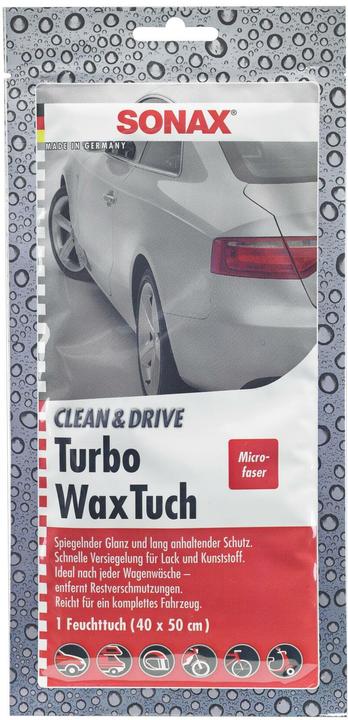 Sonax Clean+Drive TurboWaxTuch 44x45cm, 1 Tuch Neu 40x50 cm